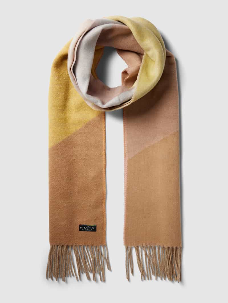 Sjaal in colour-blocking-design Fraas