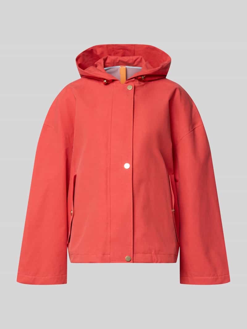g-lab Jacke mit Kapuze und versiegelten Nähten Modell 'ELLE' in Koralle, Größe L 2013630L