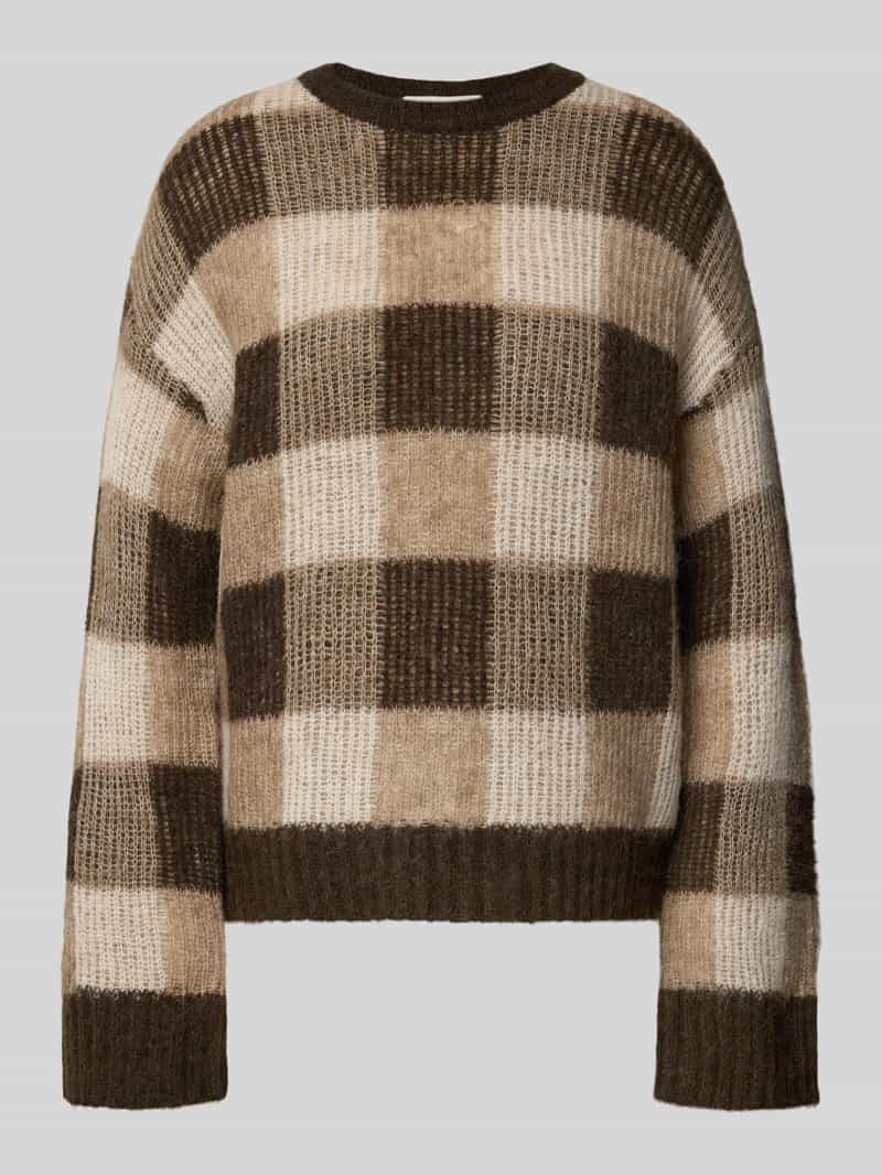 Selected Pullover van mix van wol en alpaca
