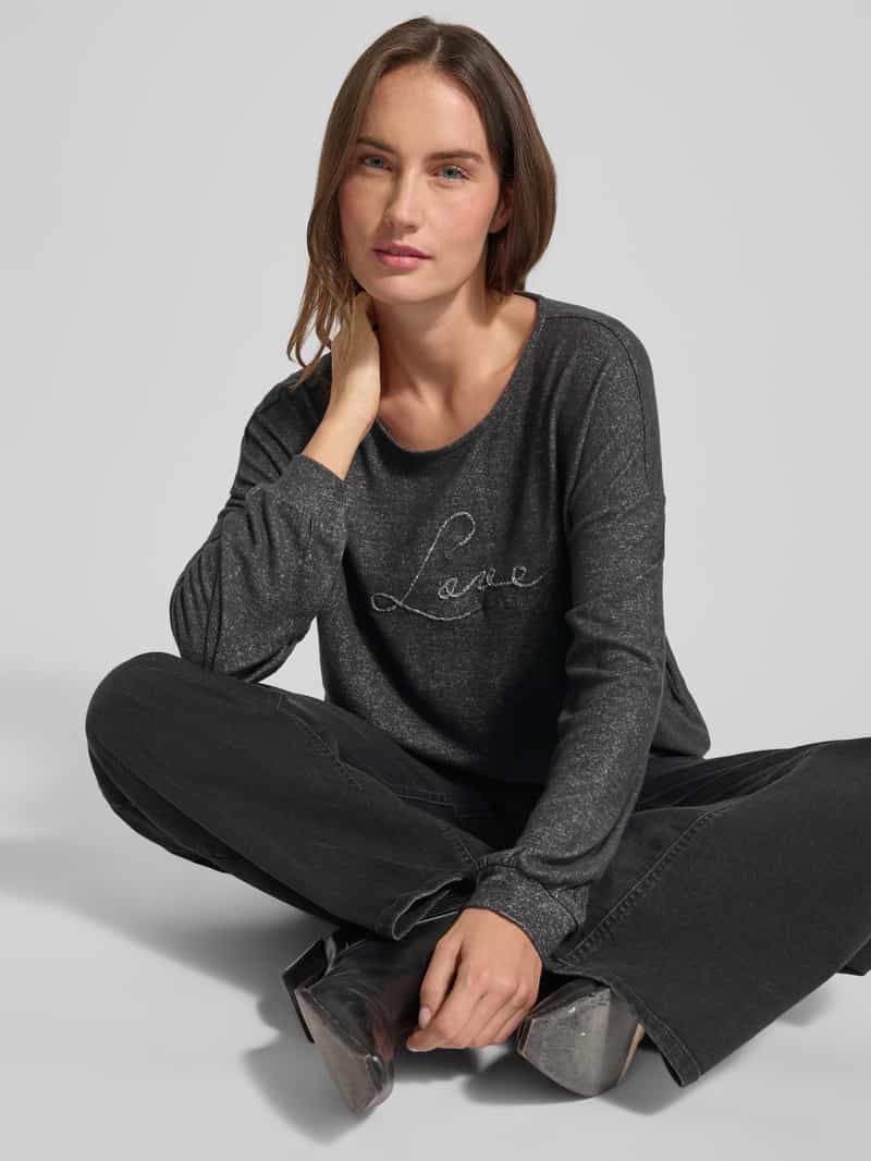 Tom Tailor Regular fit sweatshirt van viscosemix