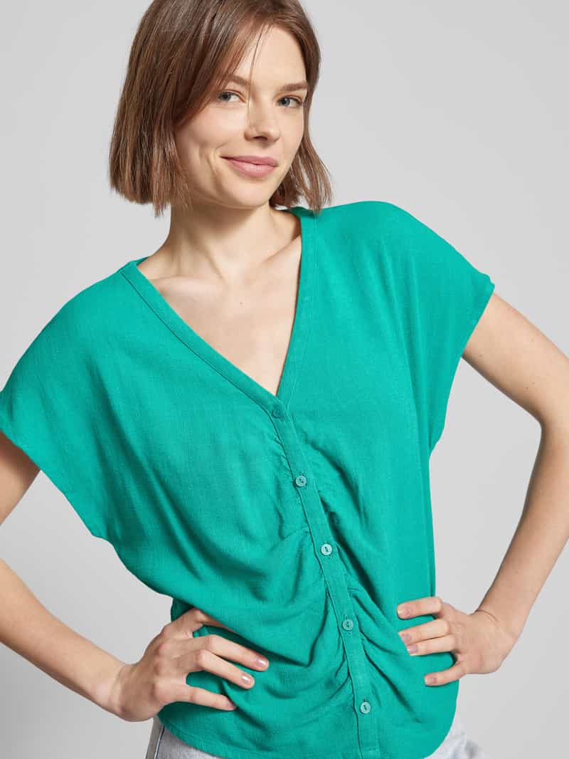 Tom Tailor Denim Overhemdblouse met knoopsluiting