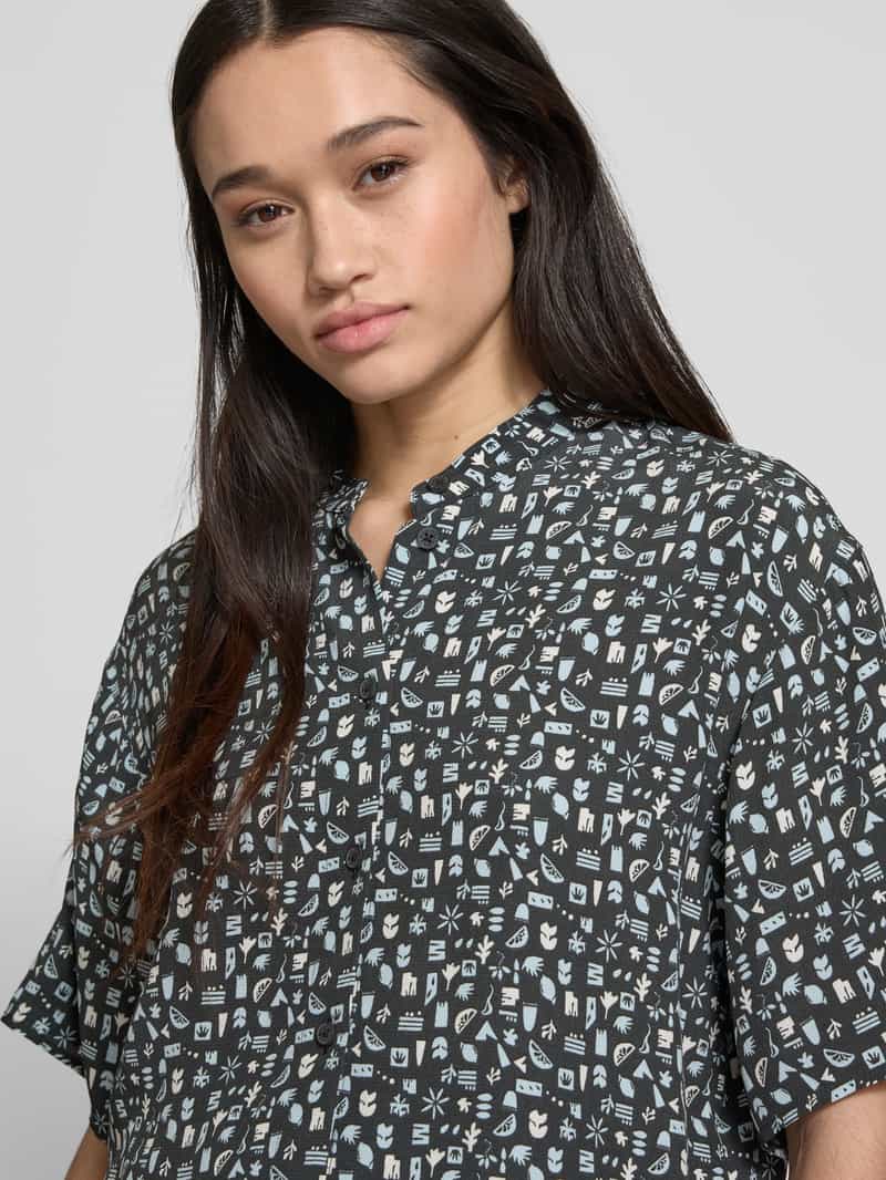 Marc O'Polo DENIM Regular fit blouse met opstaande kraag