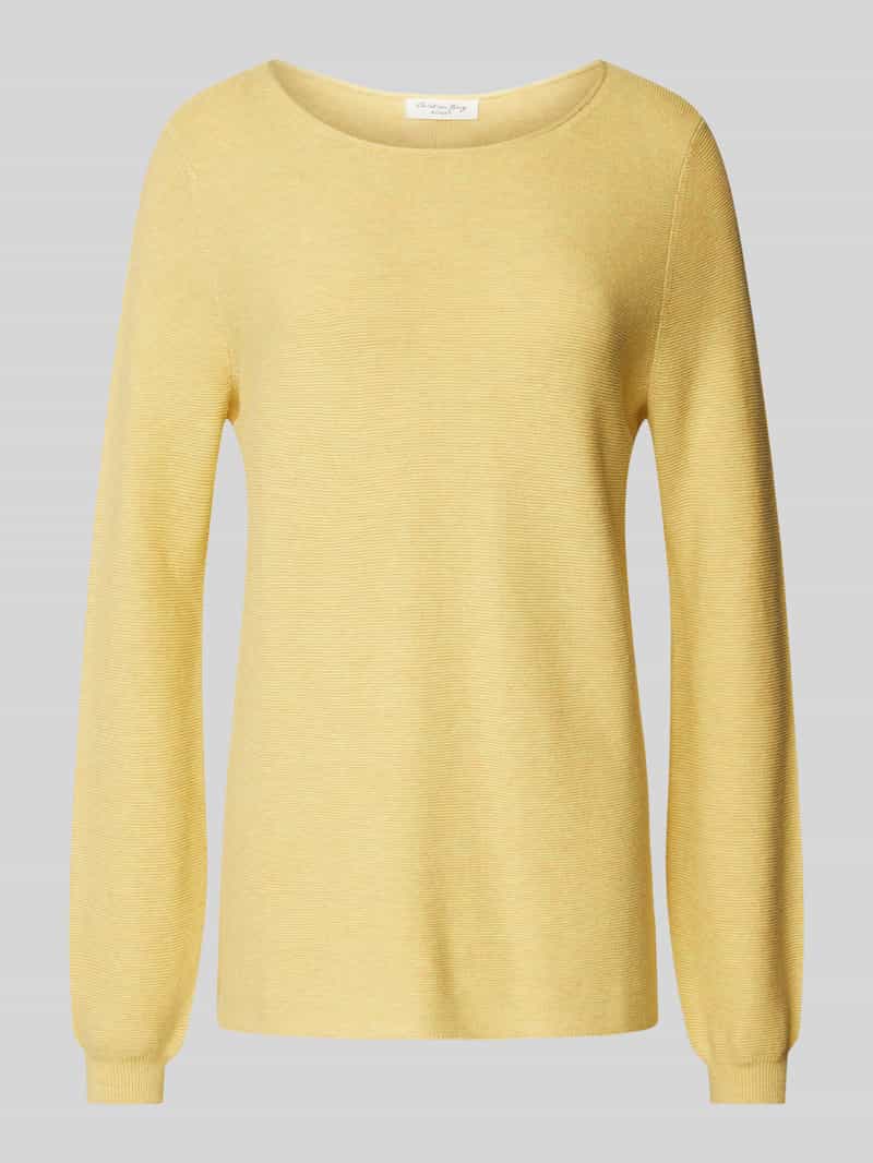 Christian Berg Woman Gebreide pullover met ballonmouwen