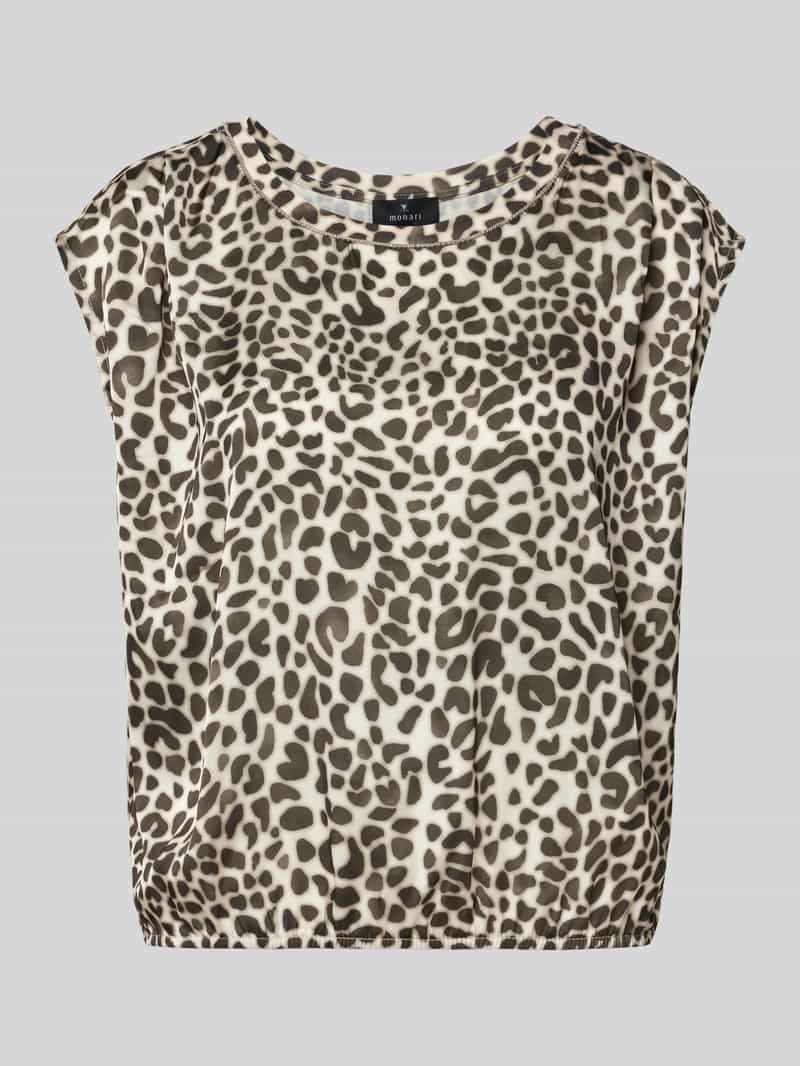 monari T-shirt met kapmouwen