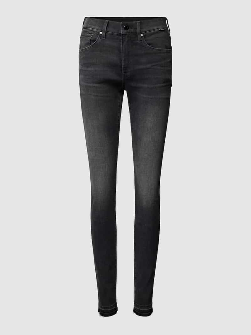 G-Star Raw Slim fit jeans met gerafelde zoom