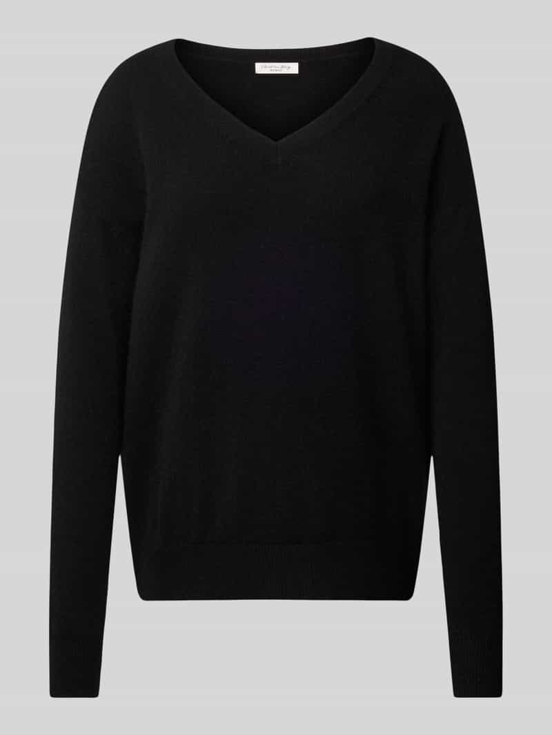 Christian Berg Woman Pullover van kasjmier met V-hals