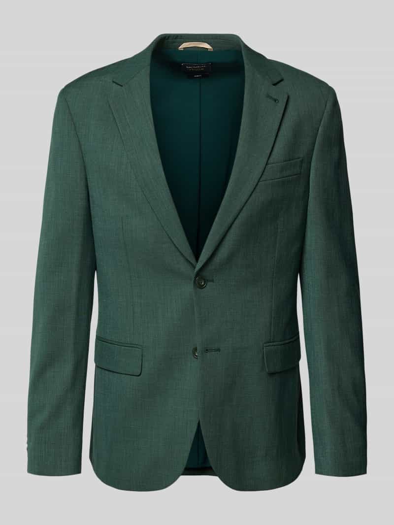 MCNEAL Slim fit 2-knoopscolbert met viscosegehalte