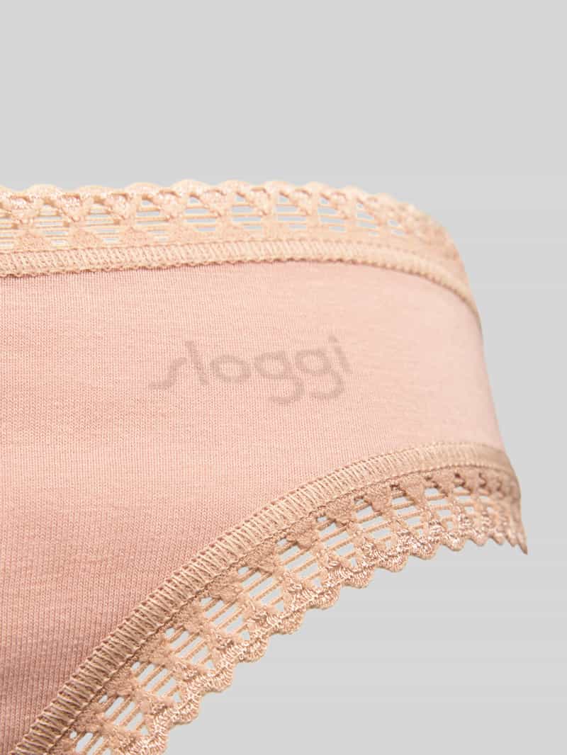 Sloggi Slip met gehaakt kant model 'GO Crush' in een set van 3 stuks