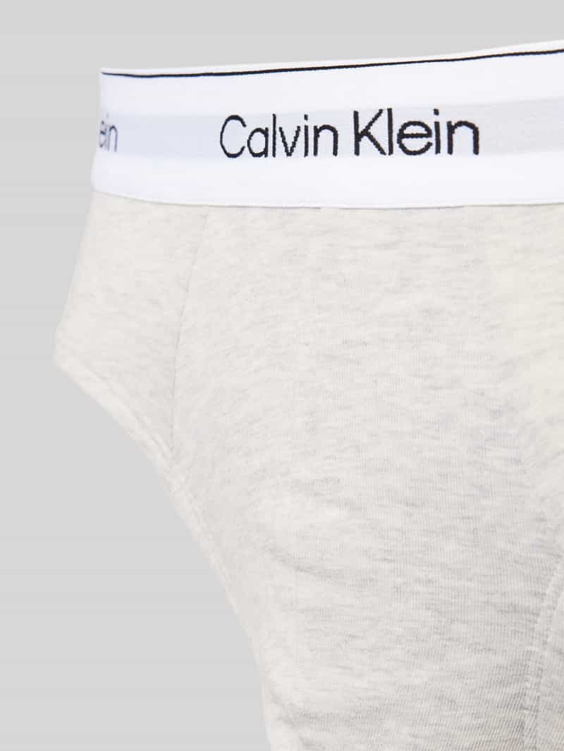 Calvin Klein Underwear Slip met label in band in set van 3 stuks