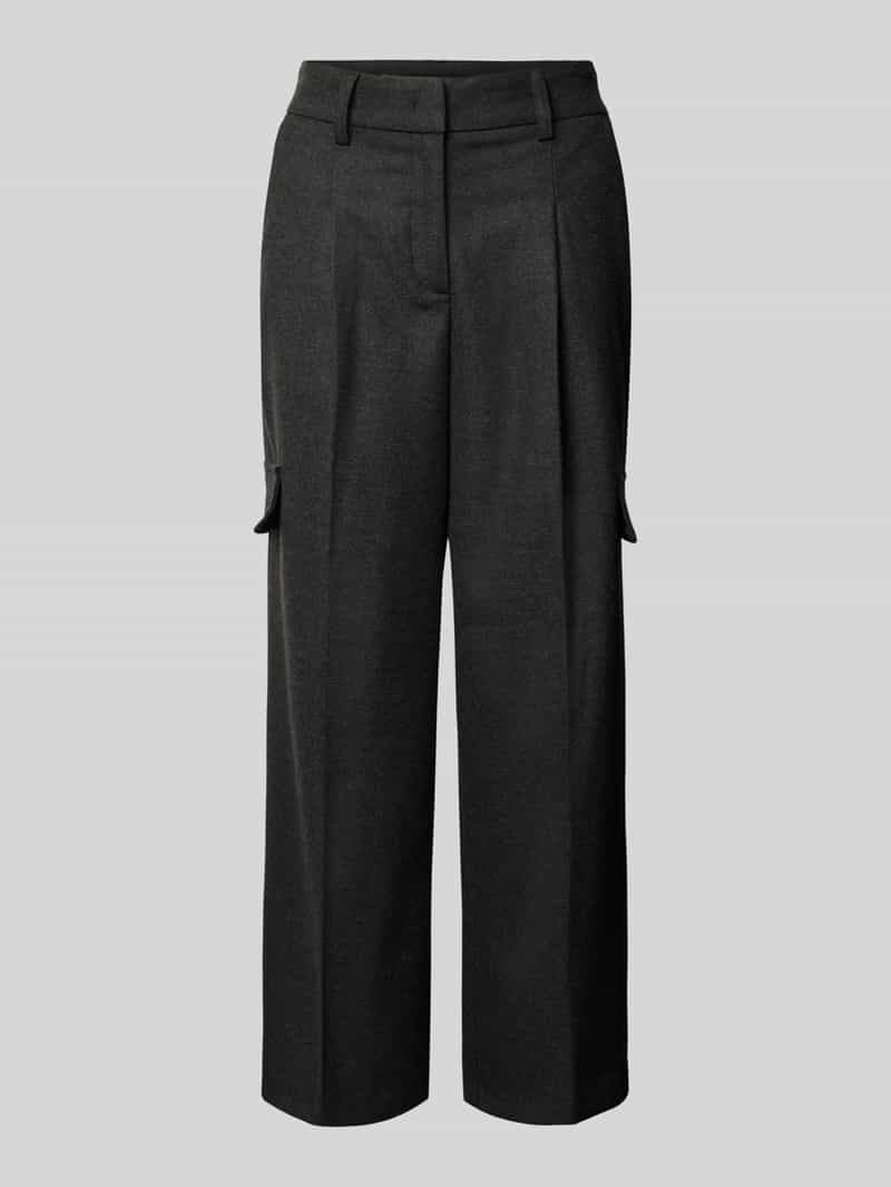 Smith and Soul Baggy fit stoffen broek met persplooien