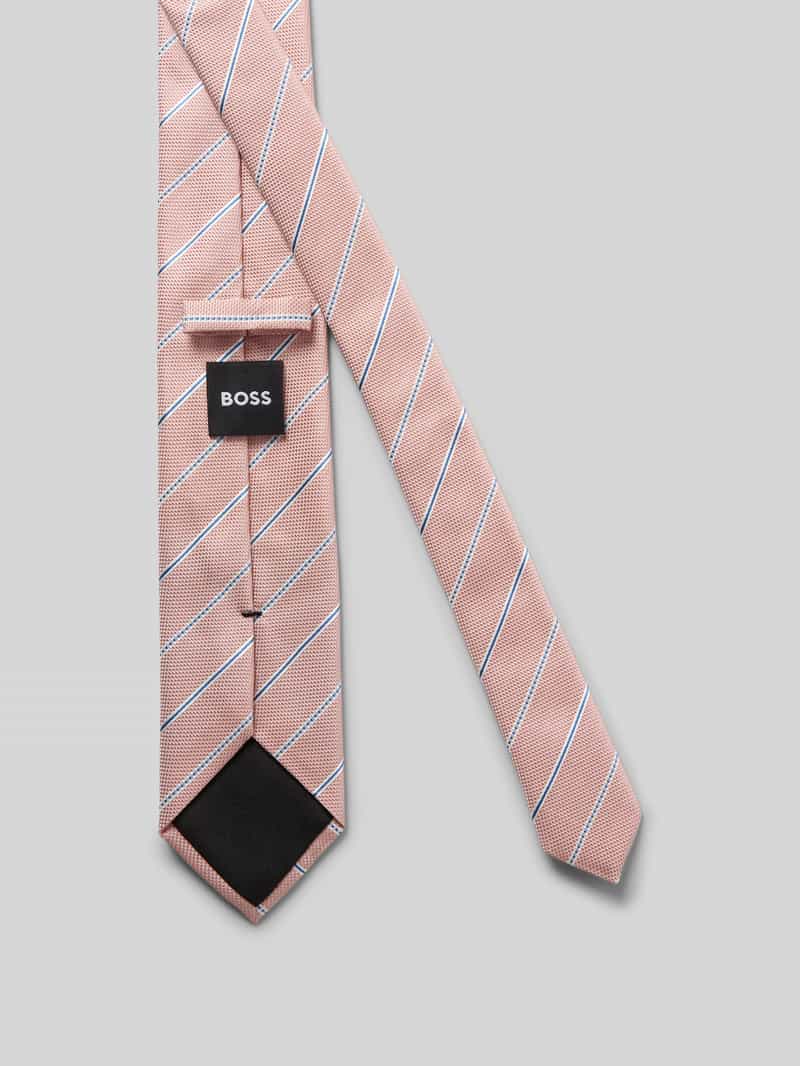 Boss Stropdas van zijdemix (7 5 cm)