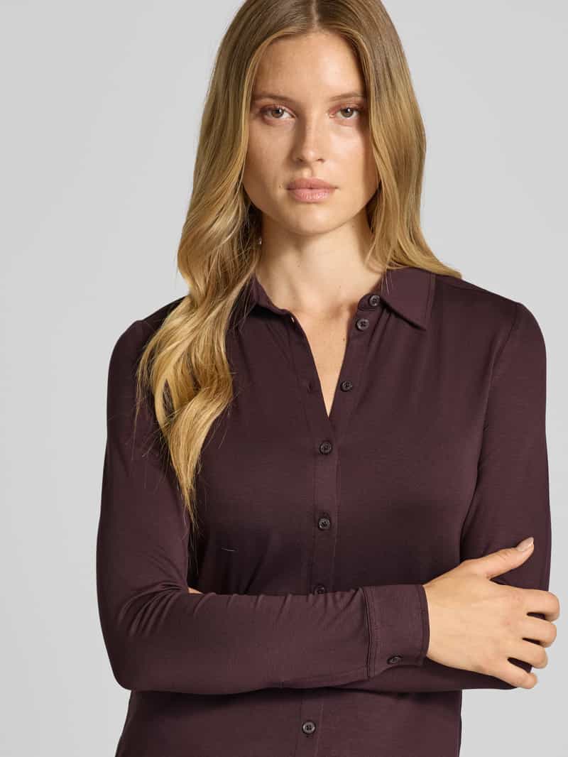 Marc O'Polo Regular fit blouse met lange mouwen van viscosemix