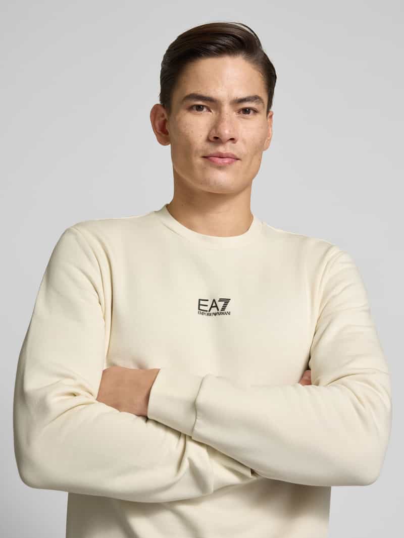 EA7 Emporio Armani Sweatshirt met labeldetail