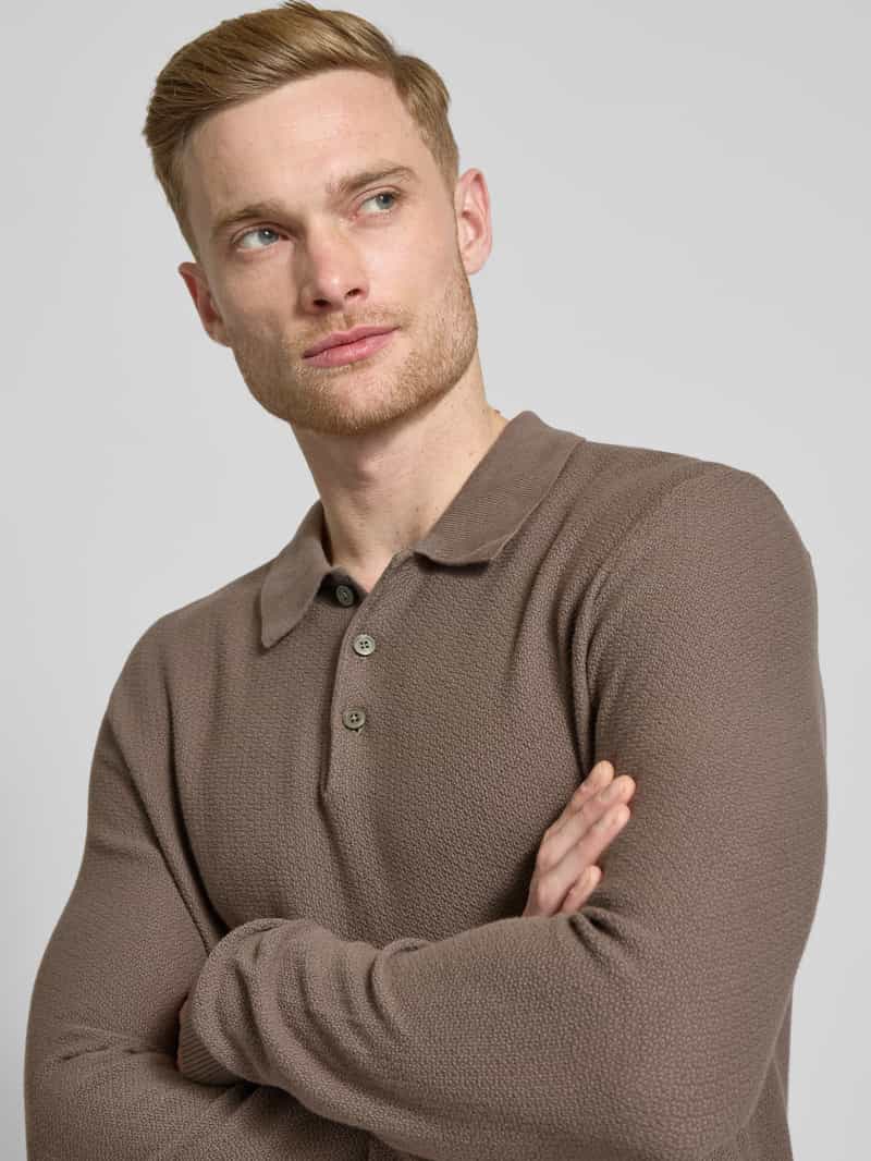 Jack & Jones Premium Gebreide pullover met polokraag model 'ANDRI'