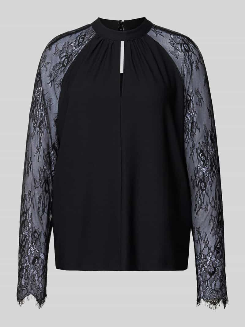 Vero Moda Kanten shirt VMMILLA LS LACE TOP GA JRS NOOS