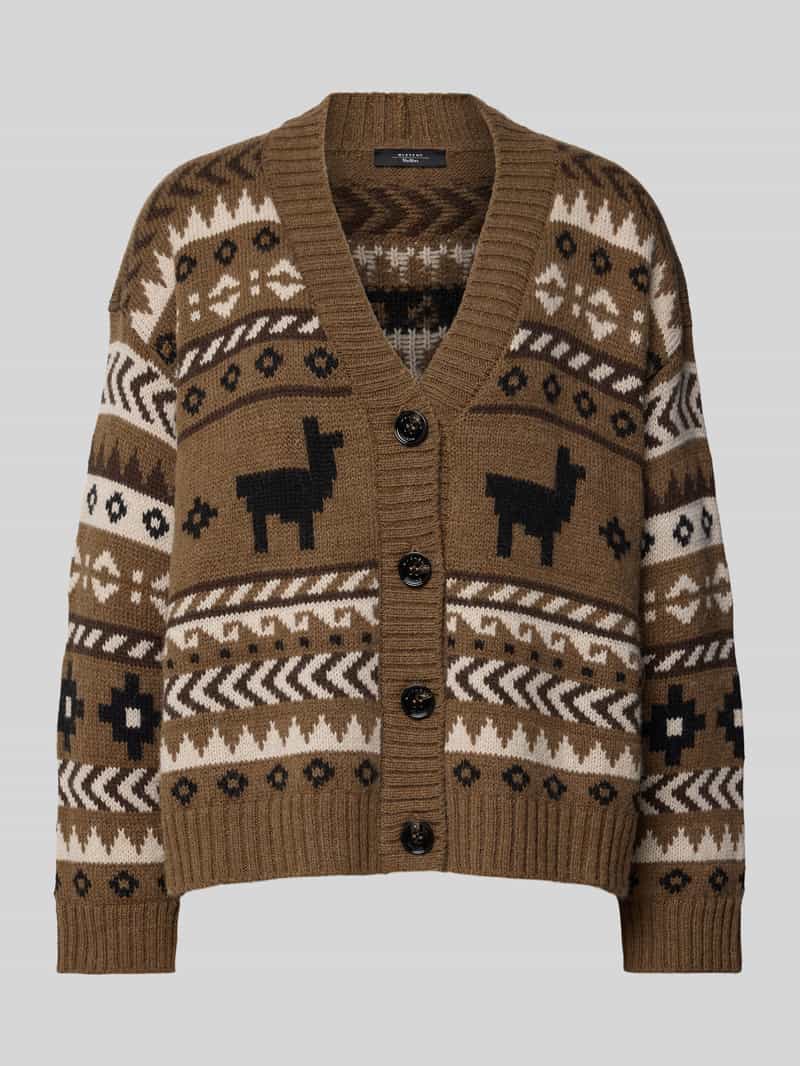 Weekend Max Mara Loose fit gebreid jack met alpacawol