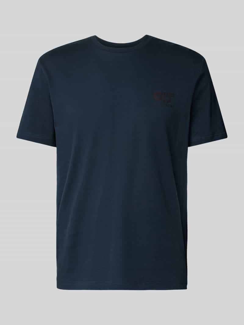 AlphaTauri T-shirt met labelprint model 'JOTTA'