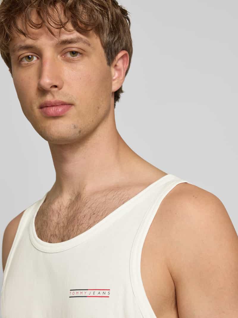 Tommy Jeans Slim fit tanktop van puur katoen