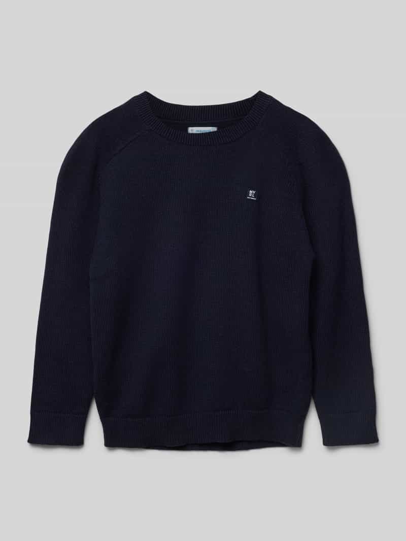 Mayoral Gebreide pullover met labeldetail