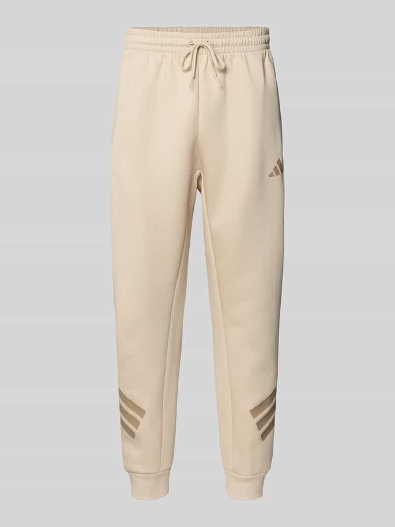 Regular fit sweatbroek met logoprint