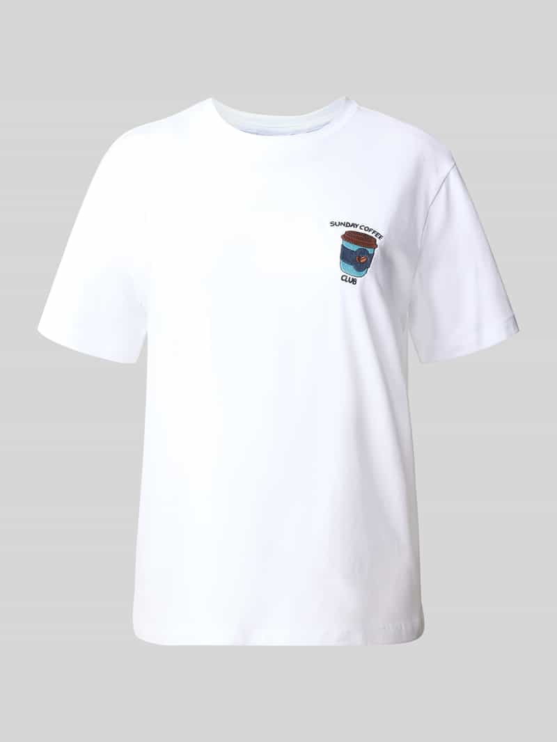 Vila T-shirt met motiefprint model 'NORA'