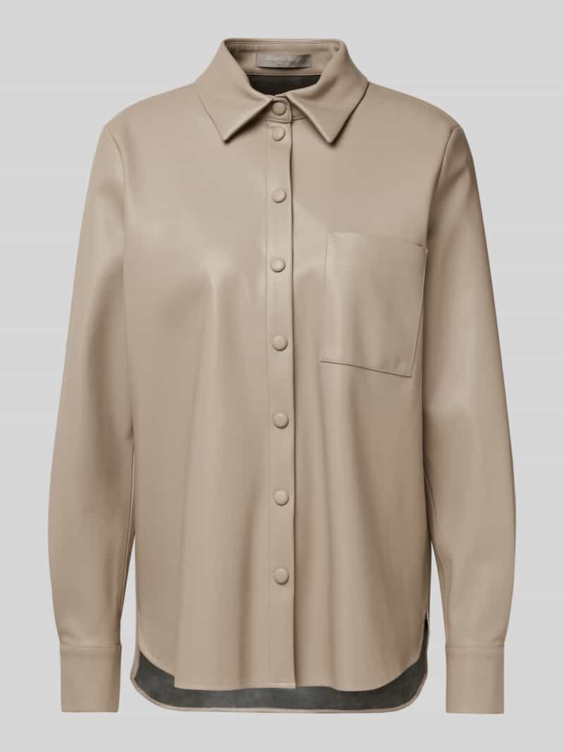 Christian Berg Woman Selection Regular fit blouse in leerlook