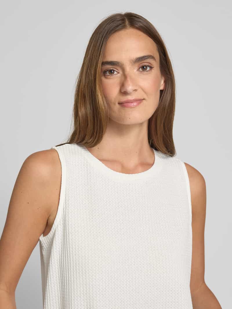 Tom Tailor Denim Loose fit top met wafelstructuur