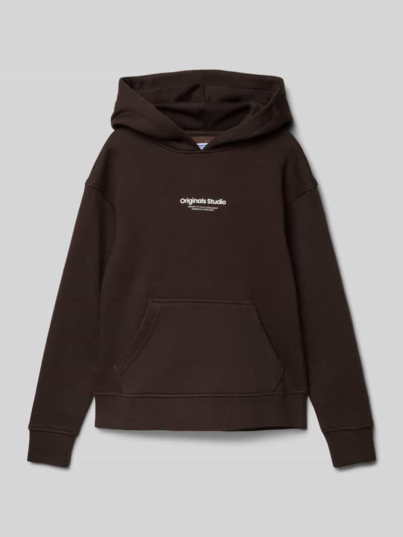jack & jones Hoodie met labelprint model 'ERBRO'