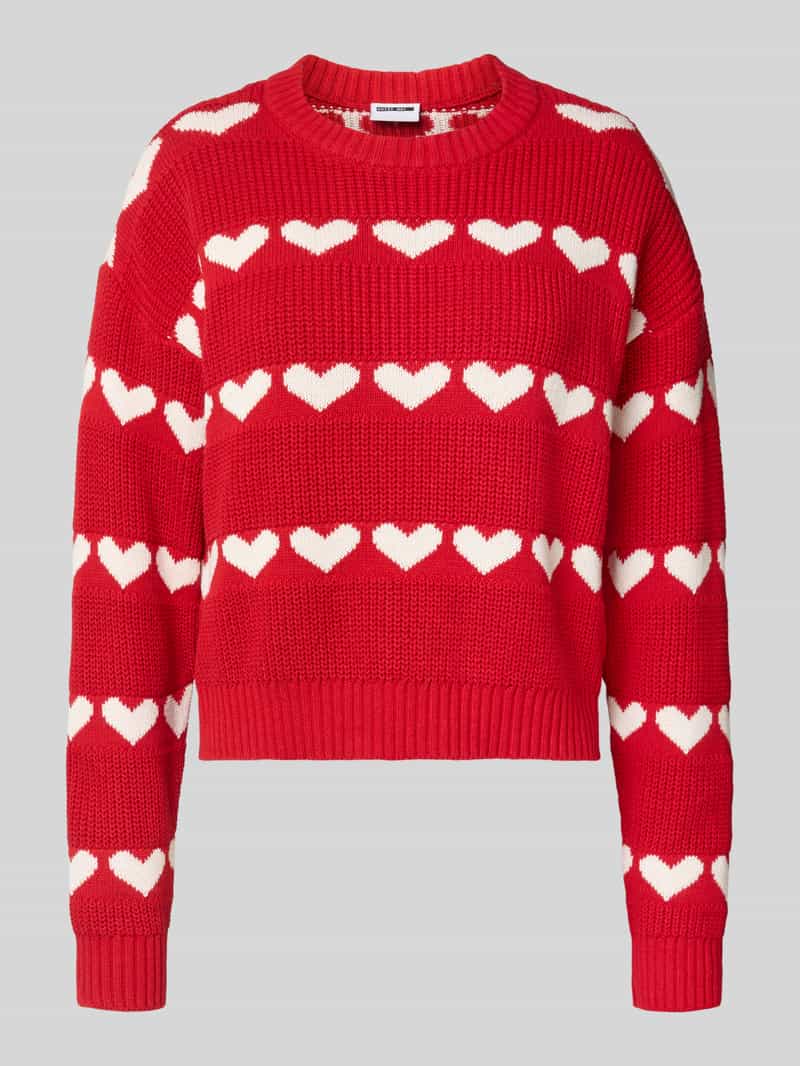 Noisy May Gebreide pullover met ronde hals model 'BLITZEN'
