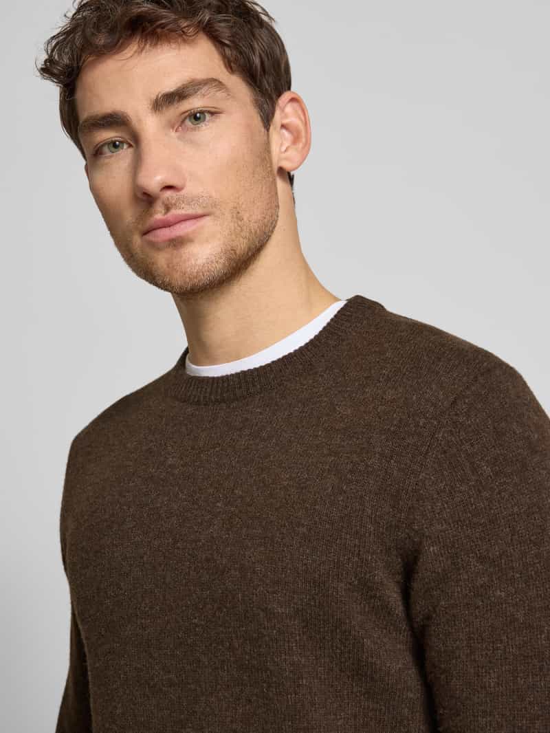 casual friday Gebreide pullover van wolmix model 'KARL'