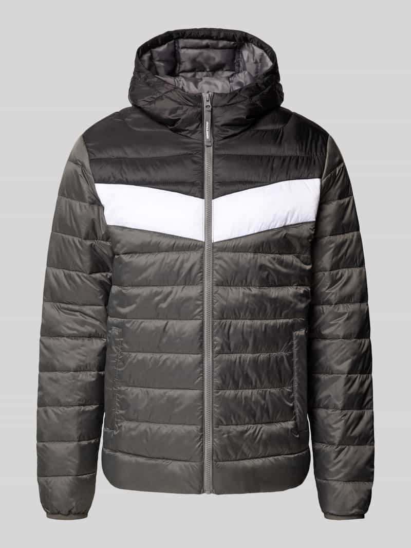 jack & jones Gewatteerd jack met ritssluiting