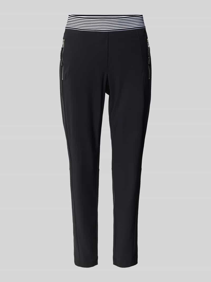 RAFFAELLO ROSSI Slim fit broek in verkorte pasvorm