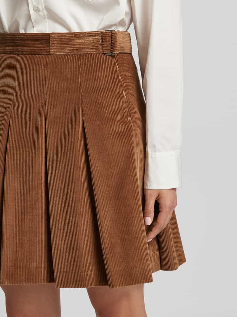 Weekend Max Mara Minirok met bandplooien