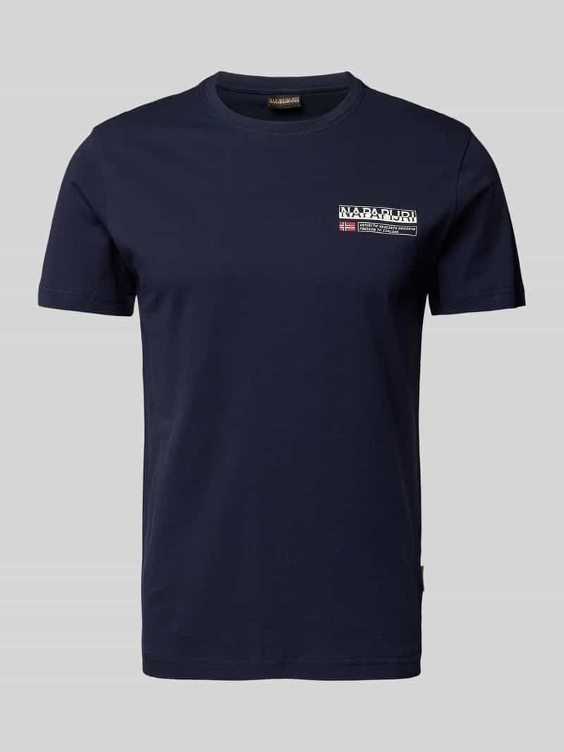 Napapijri T-shirt met labelprint model 'KASBA'