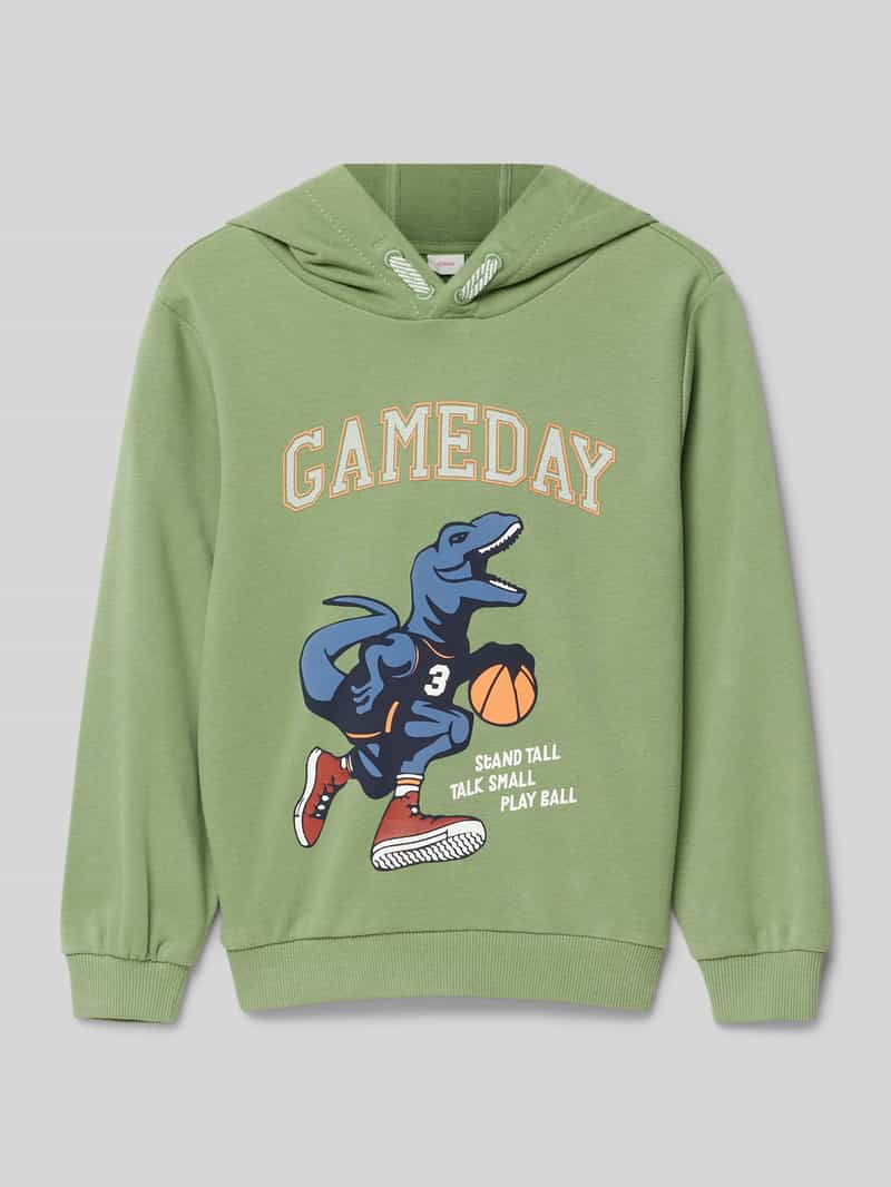 s.Oliver RED LABEL Comfort fit hoodie met motiefprint