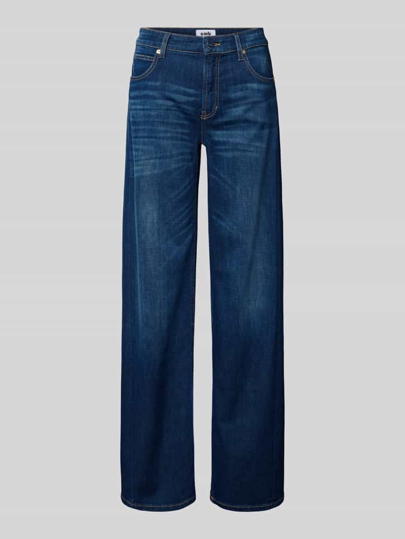 CAMBIO Flared jeans in 5-pocketmodel model 'PALAZZO PATCH'