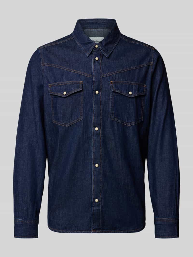 Pepe Jeans Regular fit jeansoverhemd van puur katoen