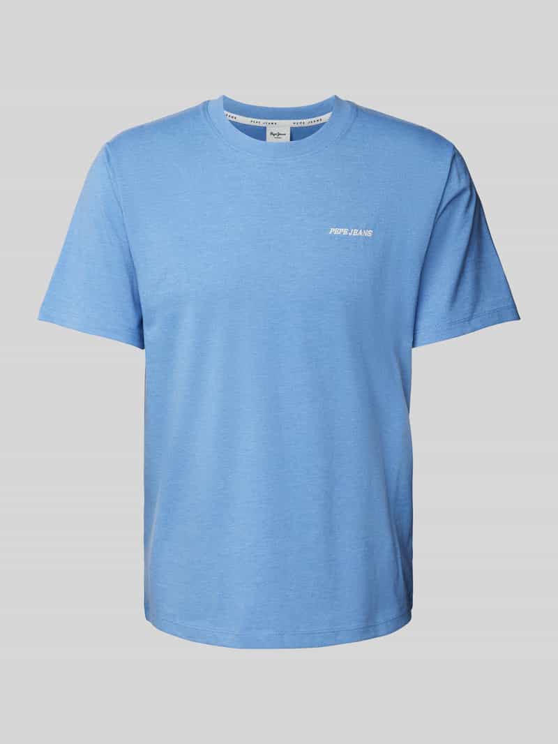 Pepe Jeans T-shirt met labelstitching model 'DAMIAN'