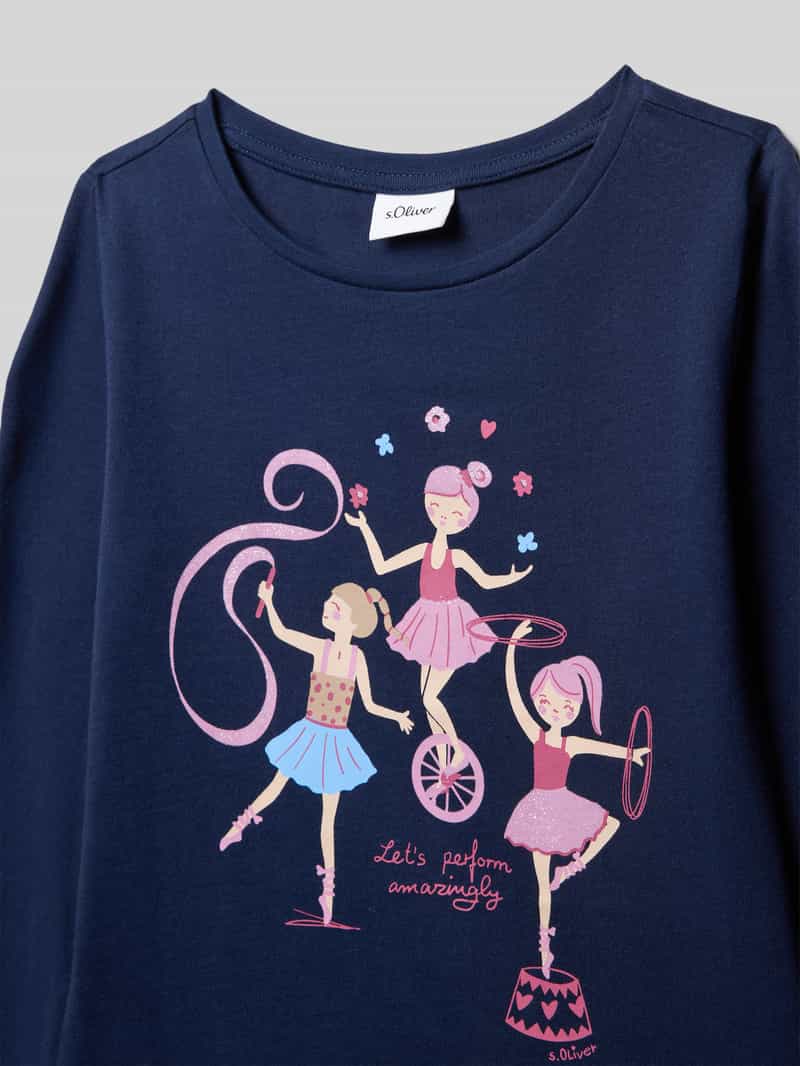 s.Oliver RED LABEL Regular fit shirt met lange mouwen van puur katoen