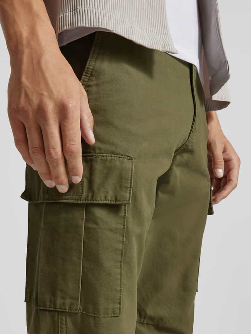 jack & jones Straight leg cargobroek met steekzakken model 'BARKLEY'
