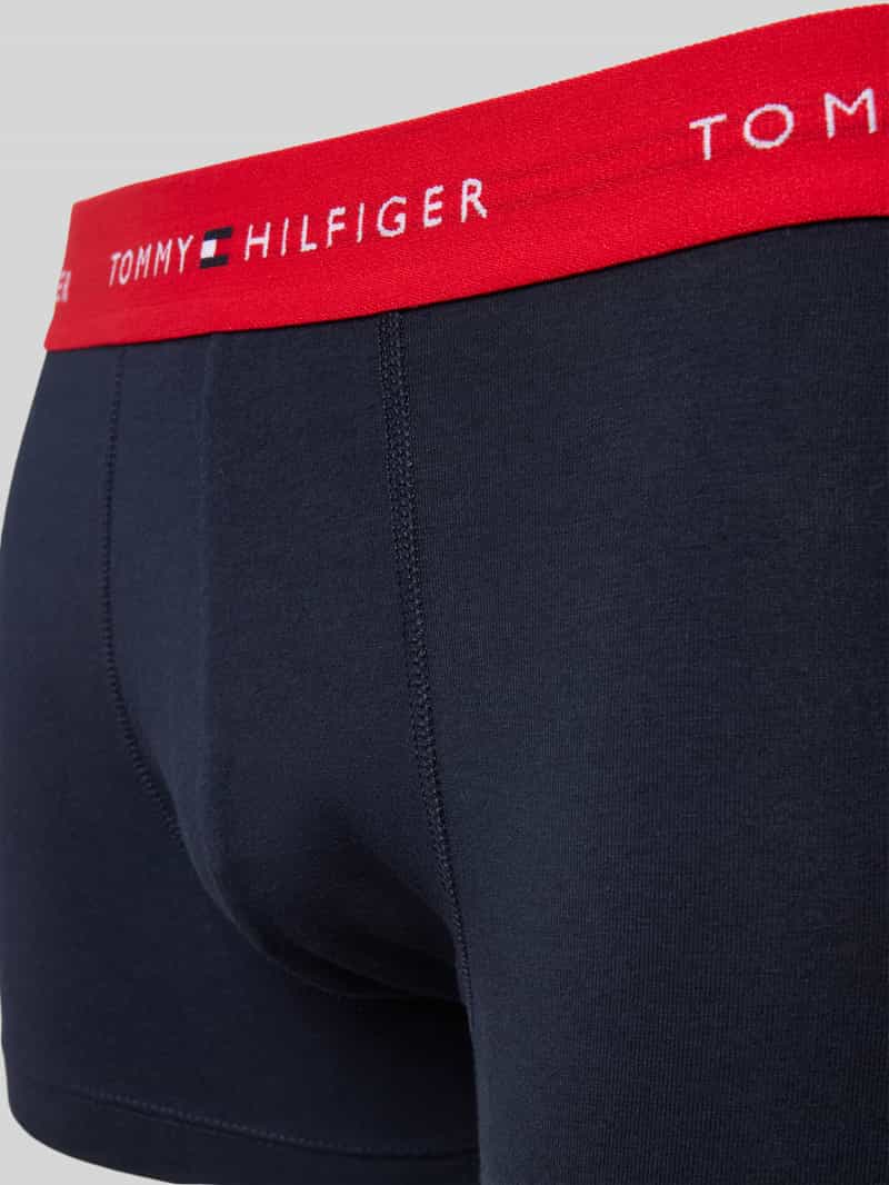 Tommy Hilfiger Boxershort met elastische band met logo in een set van 3 stuks