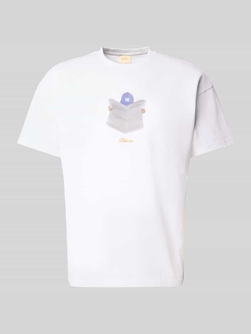 BLKVIS T-shirt met labelstitching