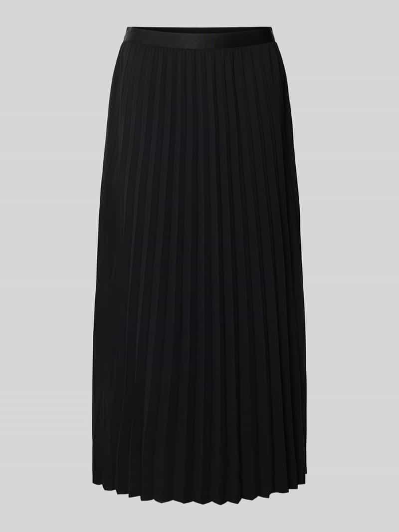 s.Oliver BLACK LABEL Soepele plissérok met viscose voering