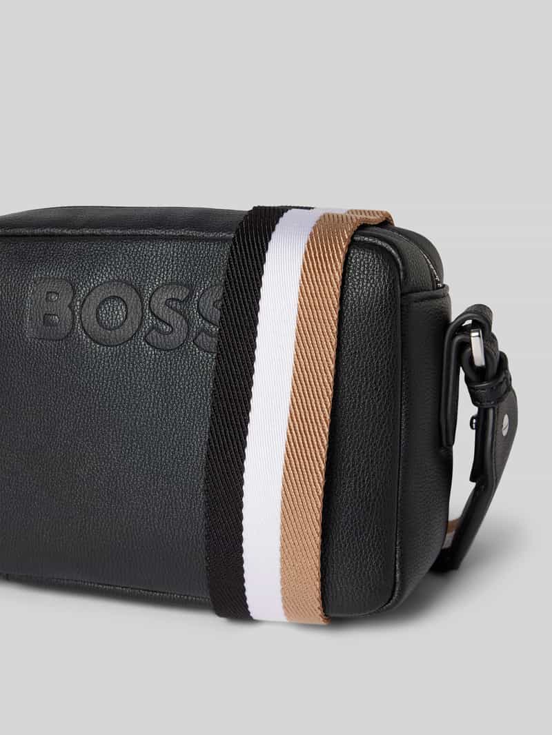 Boss Schoudertas met label in reliëf model 'Addison'