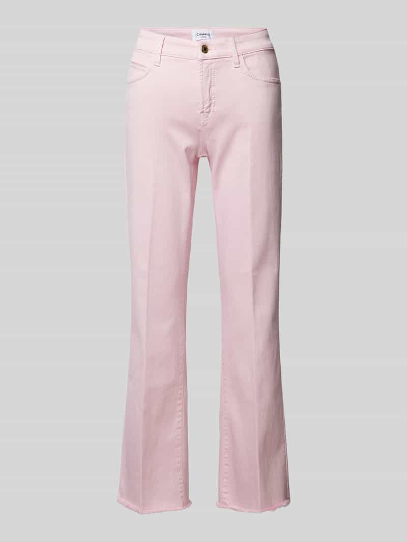 CAMBIO Regular fit jeans met verkort model 'FRANCESCA'