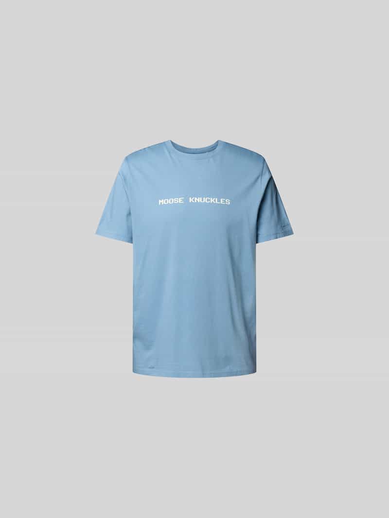 T-shirt met labelprint