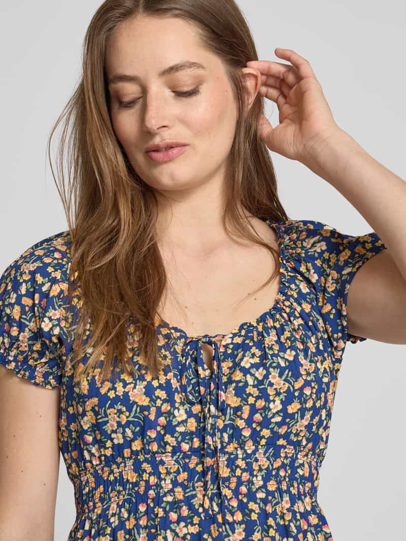 Apricot Mini-jurk met boothals
