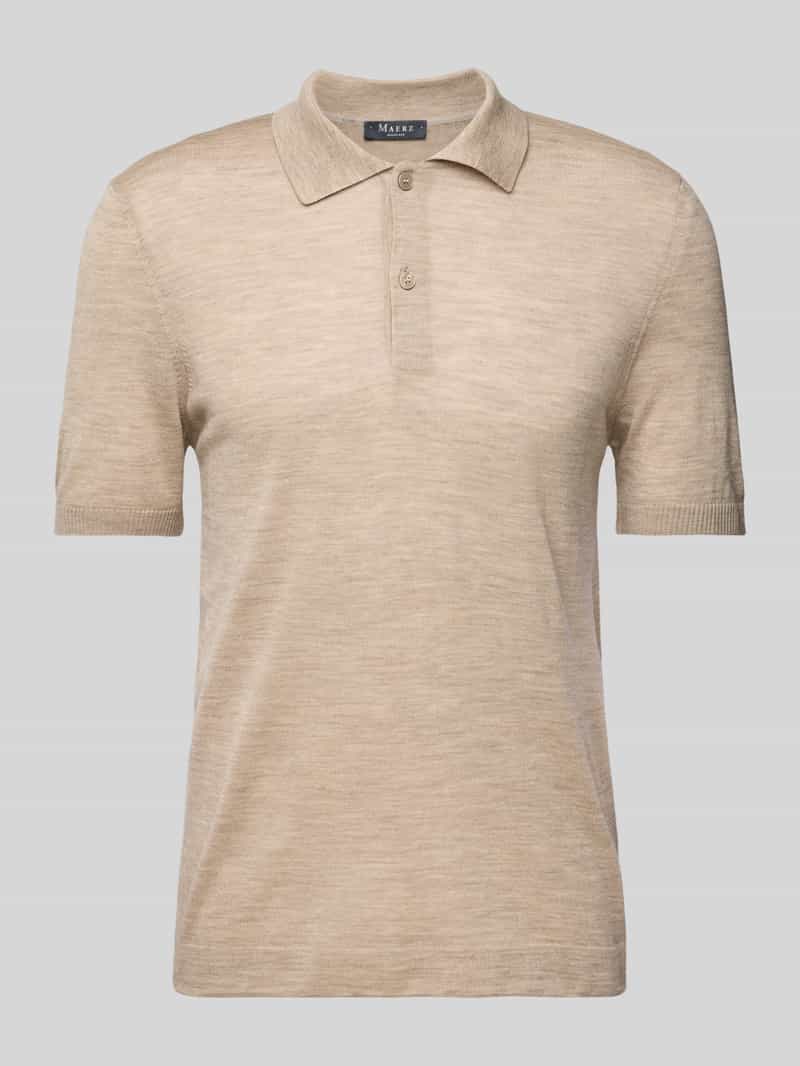 maerz muenchen Regular fit poloshirt met ribboorden