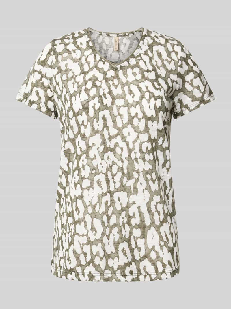 Soyaconcept T-shirt met V-hals model 'ARETHA'