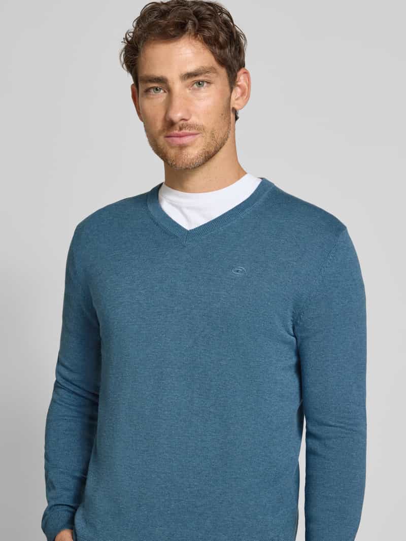 Tom Tailor Regular fit pullover van puur katoen